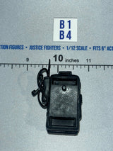 1/12 Scale Modern Era Tactical Satellite Radio Backpack Black- Valaverse