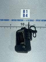 1/12 Scale Modern Era Tactical Satellite Radio Backpack Black- Valaverse