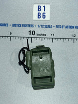 1/12 Scale Modern Era Tactical Satellite Radio Backpack - Green - Valaverse