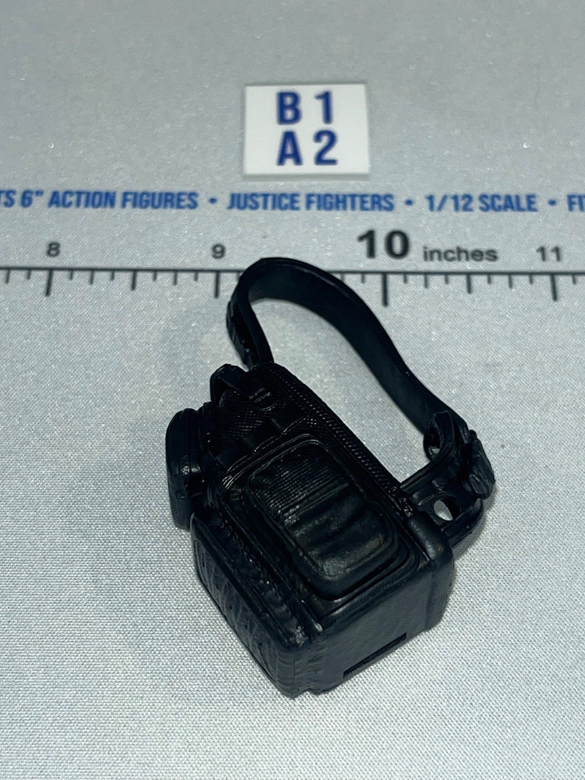 1/12 Scale Modern Era Tactical Sling Bag Black - Valaverse