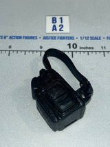 1/12 Scale Modern Era Tactical Sling Bag Black - Valaverse