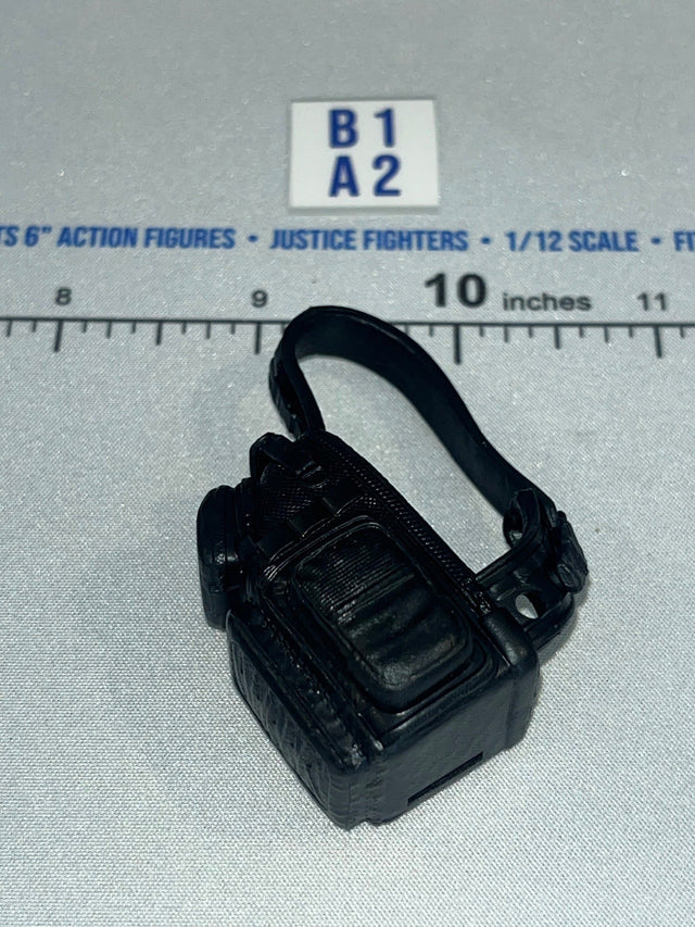 1/12 Scale Modern Era Tactical Sling Bag Black - Valaverse