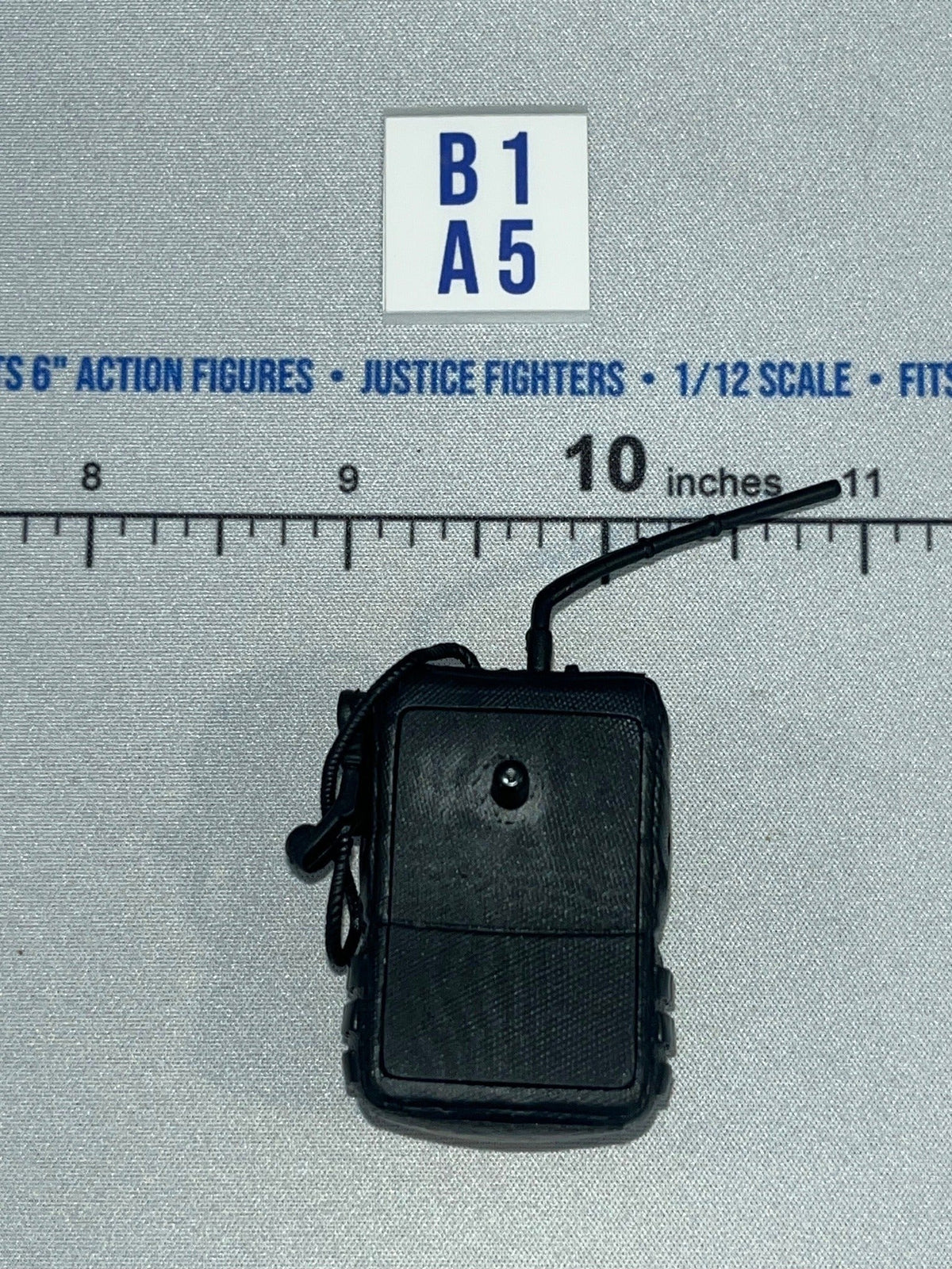 1/12 Scale Modern Era Radio Backpack - Black - Valaverse