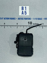 1/12 Scale Modern Era Radio Backpack - Black - Valaverse