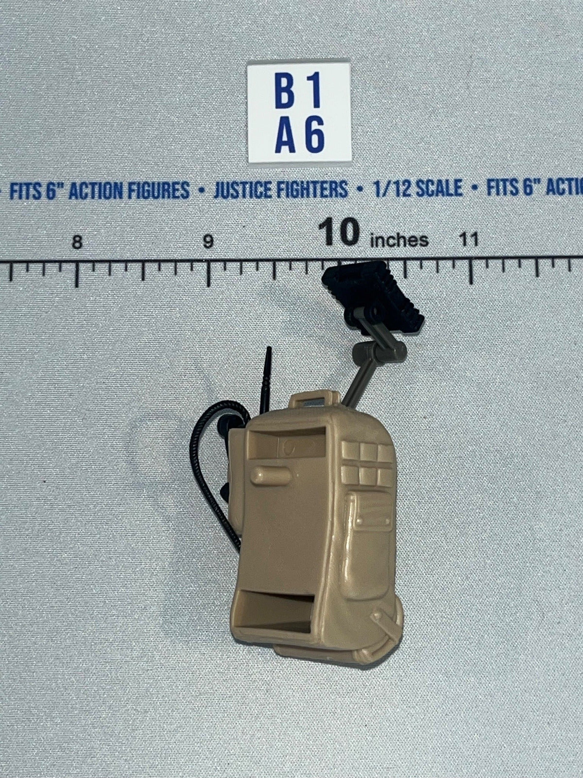1/12 Scale Modern Era Tactical Satellite Radio Backpack - Valaverse