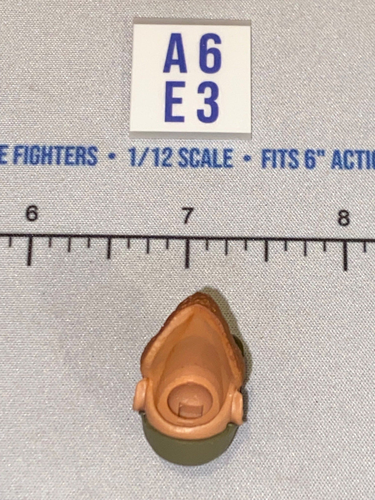 1/12 Scale Male Head Sculpt with Brown Beard and Cap - Valaverse