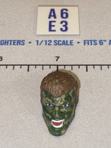 1/12 Scale Modern Camo Paint Male Head Sculpt - Brown Hair - Valaverse