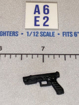 1/12 Scale Modern Era Tactical Pistol with Rail System - Valaverse