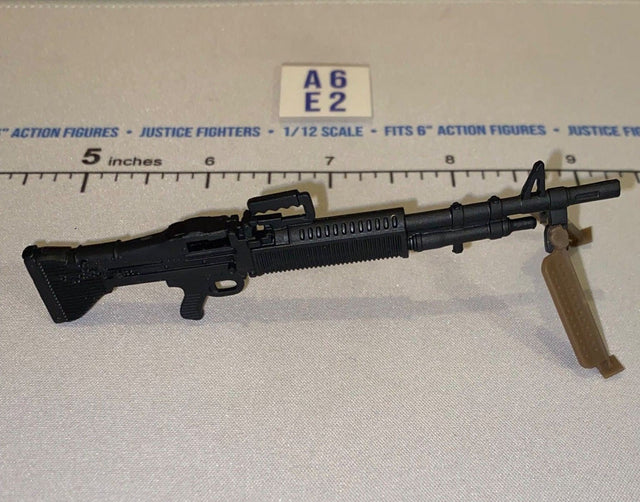 1/12 Scale Modern Vietnam Era M-60 Machine Gun with Bipod - GI Joe Classified