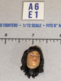 1/12 Scale Female Head Sculpt with Long Dark Hair