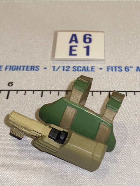 1/12 Scale Modern Era Drop Leg Holster with Pistol - Valaverse