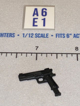 1/12 Scale Modern Era Tactical Pistol with Extended Magazine