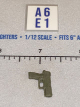 1/12 Scale Modern Semi-Automatic Pistol - Olive Drab