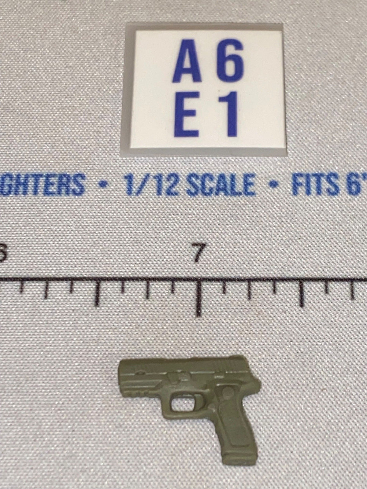 1/12 Scale Modern Semi-Automatic Pistol - Olive Drab