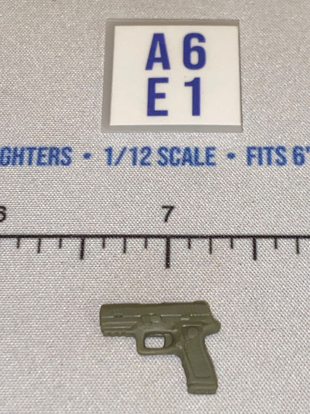 1/12 Scale Modern Semi-Automatic Pistol - Olive Drab
