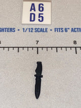 1/12 Scale Modern Era Fighting Knife - Black - GI Joe Classified
