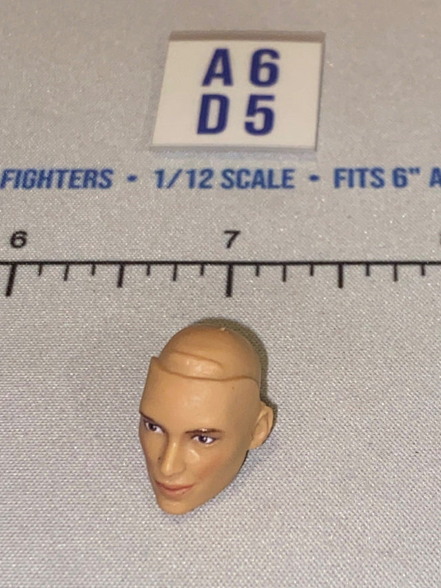 1/12 Scale Bald Female Head Sculpt with Smiling Expression - GI Joe Classified