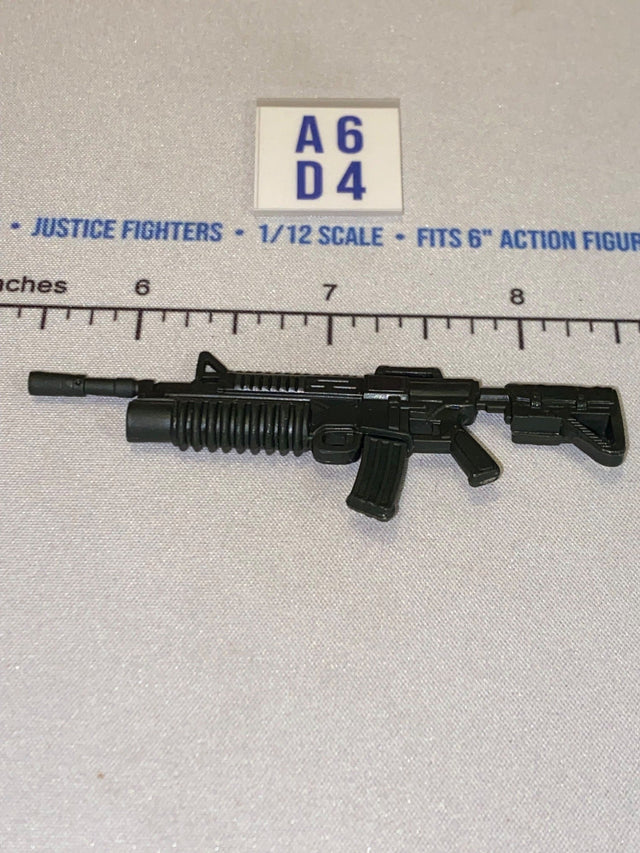 1/12 Scale Modern Era Assault Rifle with Underbarrel Grenade Launcher