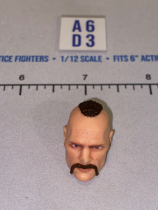 1/12 Scale Male Head Sculpt with Mohawk and Goatee - GI Joe Classified