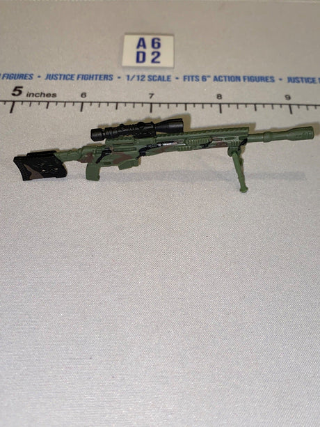 1/12 Scale Modern Era Sniper Rifle with Scope and Bipod - GI Joe Classified