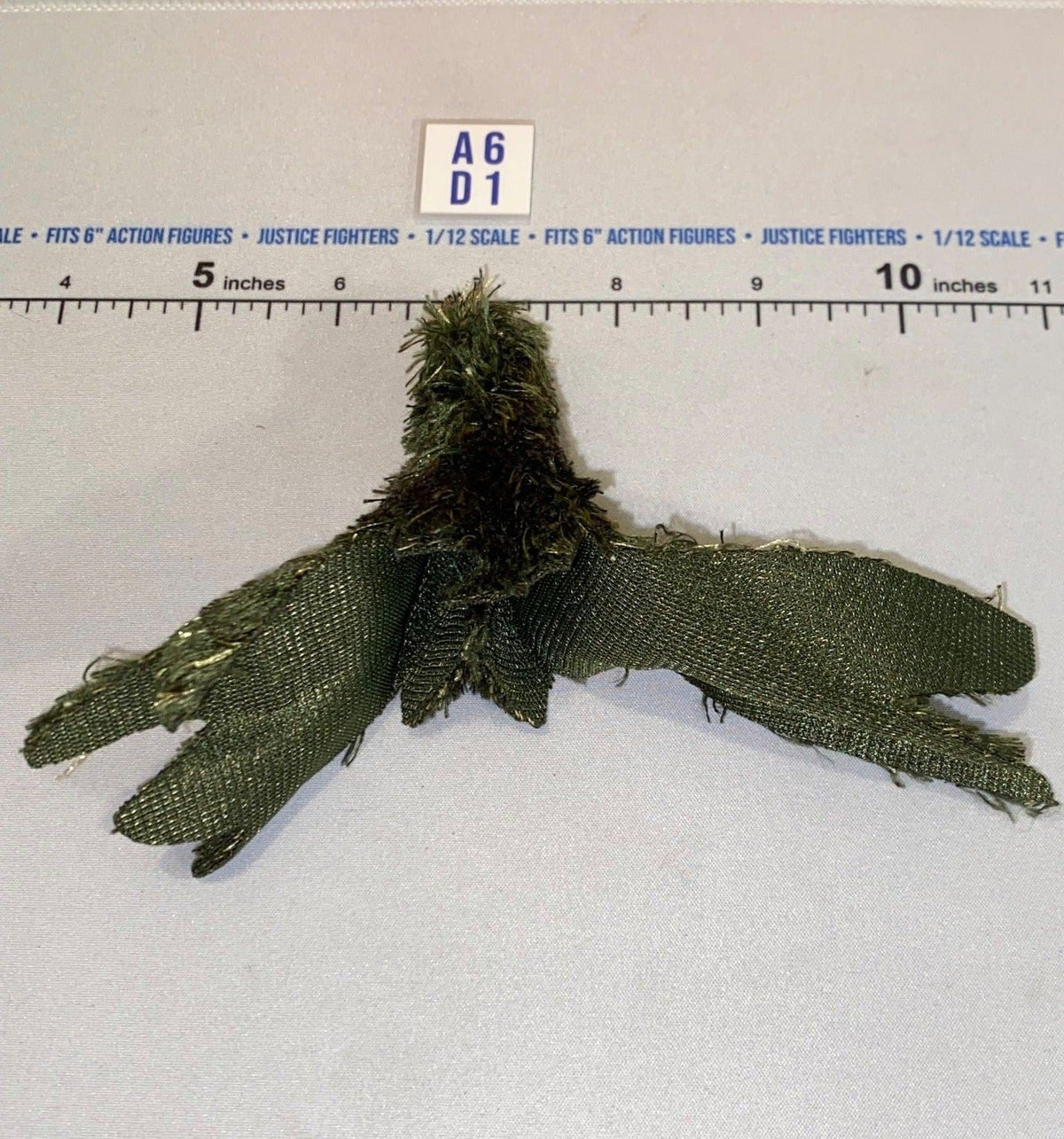 1/12 Scale GI Joe Classified Modern Era Military Ghillie Suit Hood and Gloves Set