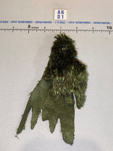 1/12 Scale GI Joe Classified Modern Era Military Ghillie Suit Hood and Gloves Set