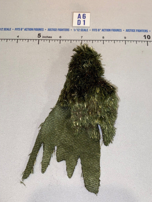 1/12 Scale GI Joe Classified Modern Era Military Ghillie Suit Hood and Gloves Set