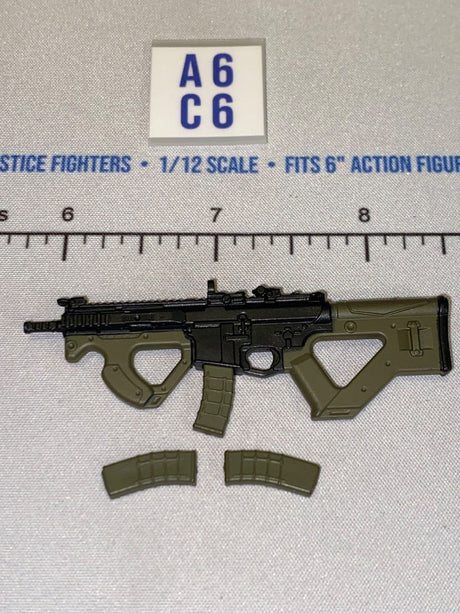 1/12 Scale Modern Bullpup Assault Rifle with Spare Magazines - Valaverse