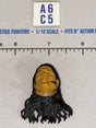 1/12 Scale Head Sculpt with Long Dark Hair - Mattel WWE