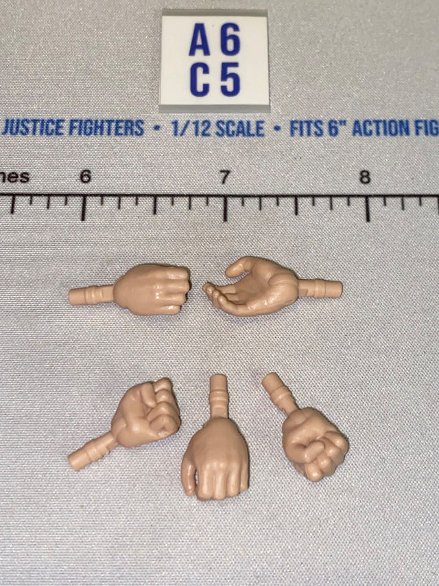 1/12 Scale Hand Set - Flesh Tone - Fist Grip
