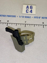 1/12 Scale Modern Era Drop Leg Holster and Pistol Set - Valaverse