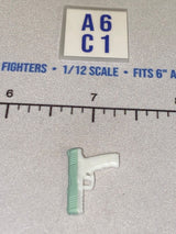 1/12 Scale Modern Era Semi-Automatic Pistol - Arctic - Valaverse