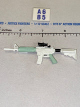 1/12 Scale Modern Era Assault Rifle with Scope - Arctic - Valaverse