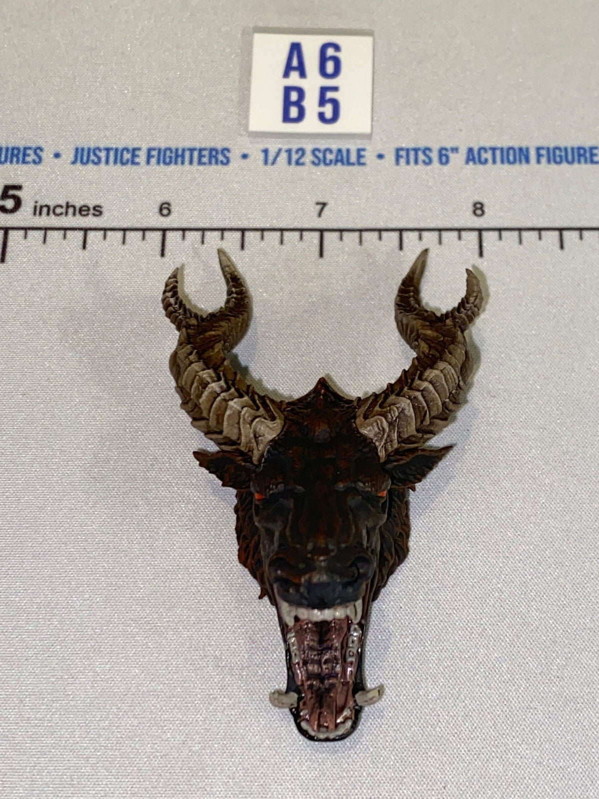 1/12 Scale Four Horsemen - Mythic Legions Fantasy Demon Bull Head Sculpt with Horns