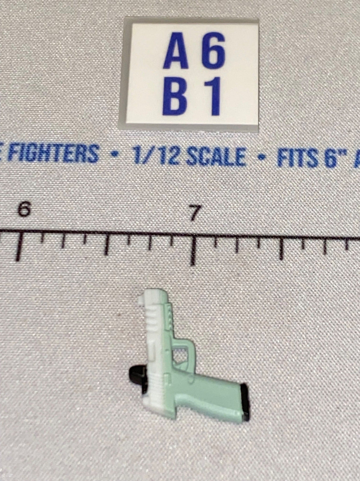 1/12 Scale Modern Era Semi-Automatic Pistol with Red Dot Sight - Valaverse