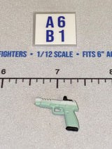 1/12 Scale Modern Era Semi-Automatic Pistol with Red Dot Sight - Valaverse