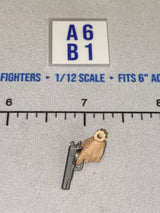 1/12 Scale Modern Era Semi-Automatic Pistol with Hand
