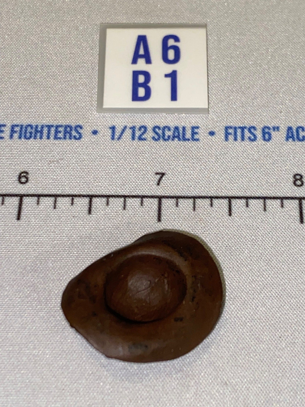 1/12 Scale Western Era Cowboy Hat with Gold Chin Cord