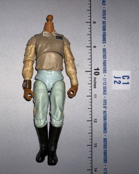 1/12 Scale Rebel Officer Figure Body - Star Wars Black Series