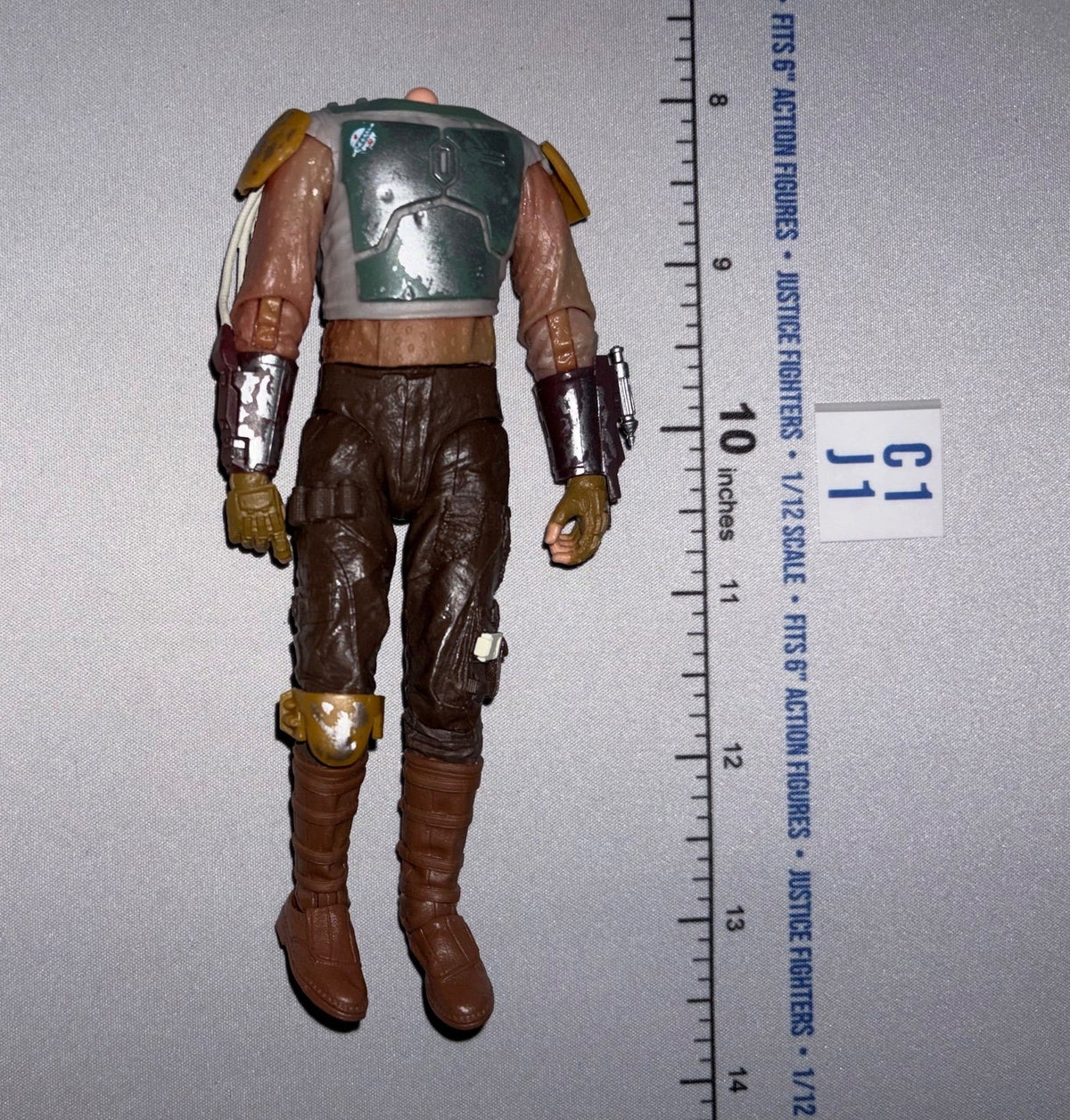 1/12 Scale Mandalorian Marshall Figure Body - Star Wars Black Series