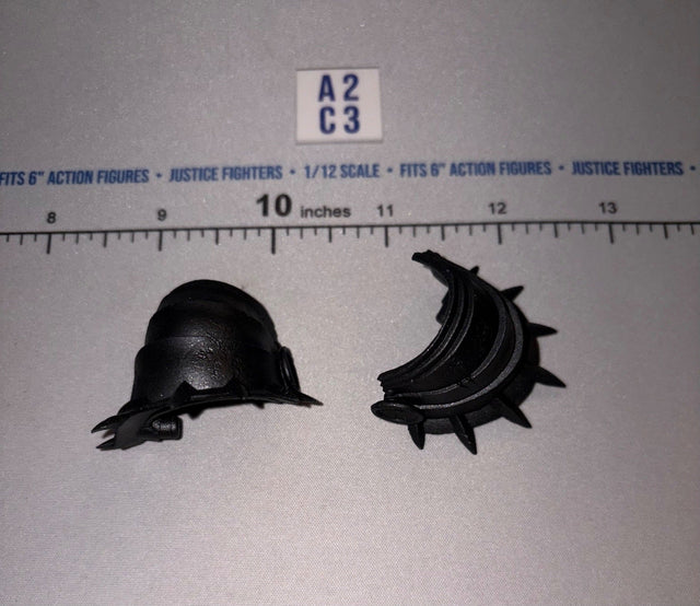 1/12 Scale Fantasy Spiked Shoulder Armor Pauldrons - Four Horsemen - Mythic Legions