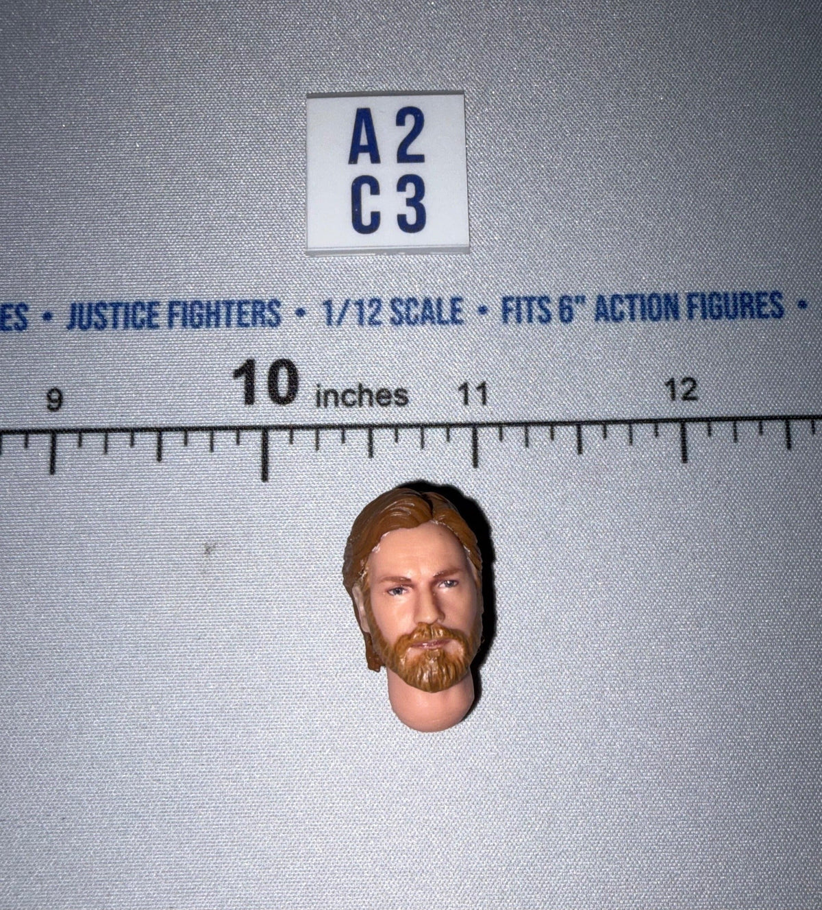 1/12 Scale Obiwan Male Head Sculpt - Star Wars Black Series