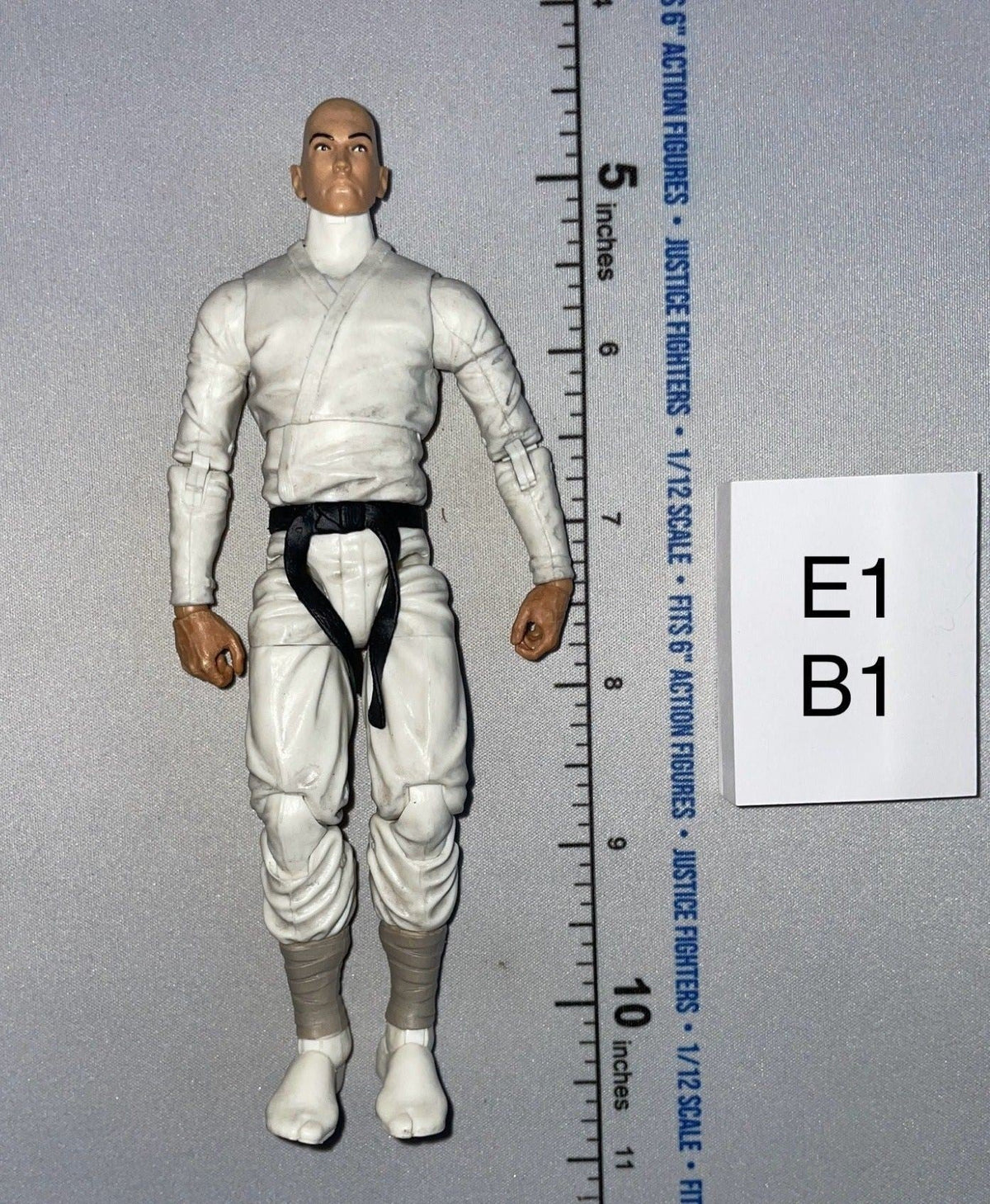 1/12 Scale Modern Era White Ninja Action Figure - Icon Heroes