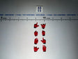 1/12 Scale Hands Set - Red - Gloved - Figuarts