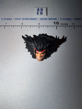 1/12 Scale Male Head Sculpt Wolverine - Marvel Legends