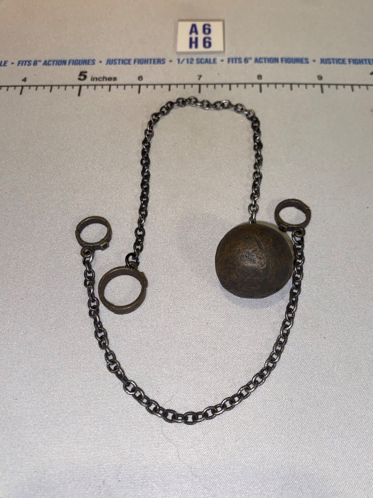 1/12 Scale Four Horsemen - Mythic Legions Fantasy Era Prison Ball and Chain with Wrist Shackles Set