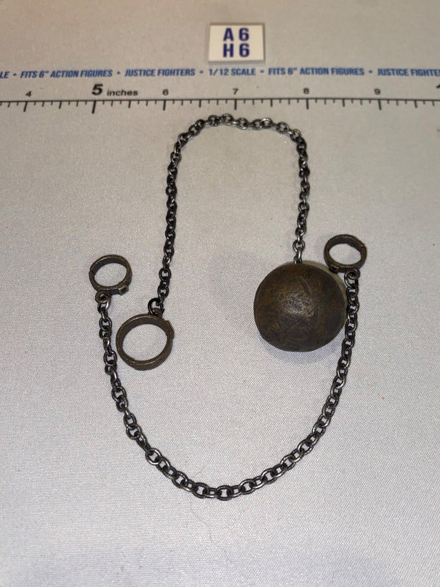 1/12 Scale Four Horsemen - Mythic Legions Fantasy Era Prison Ball and Chain with Wrist Shackles Set