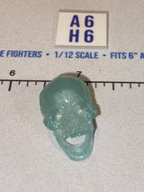 1/12 Scale Four Horsemen - Mythic Legions Horror Skull Head Sculpt - Translucent Teal