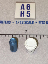 1/12 Scale Modern Era Coffee Cup and Soda Can Set - Reaper Vanguard Driver Valaverse