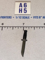 1/12 Scale Vietnam WWII US Modern Ka-Bar Knife - Valaverse